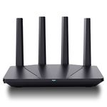 Encrouter Wi-Fi 6 VPN Router (ENC-AX1800A), High-Performance Built-in VPN Smart Home Router, VPN Protection for Your Entire Household, Cloud Access and GEO-IP Unlock, 1-Year Free VPN Subscription