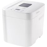 Russell Hobbs Electric Bread Maker, 12 Program settings inc Gluten free, 3 Crust settings, 13h timer, 2 Bread sizes 750g & 1kg, Viewing window, Auto 1hr keep warm function, 550W, White, 27260