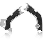 Acerbis - 19-22 CRF250R/RX/ CRF450R/RX/ CRF450R-S Frame Guards- X-Grip - Silver/Black (2736331015)