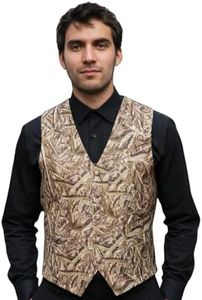 HBDesign Mens Fashion Vests Outerwear Camouflage Color