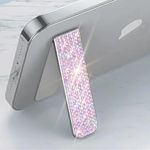 Erolagomat Bling Cell Phone Kickstand,Vertical and Horizontal Stand,Adjustable Angle,Compatible with iPhone 16/16 Plus/16 Pro/16 Pro Max,iPhone 15/14/13/12 Series,Galaxy S23/S22/S21 Series,Pink