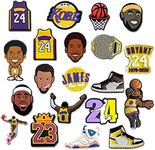 EGEKTBH Shoe Charms, Cartoon Comic Shoe Charms Decorations for Bracelets Wristbands Accessories Daily Decoration, Party Gifts for Birthday, Theme Parties for Men Women Boys Girls (Basketball)