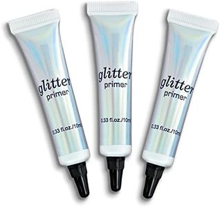 Glitter paupière Primer, Gel de Base de Maquillage Pour les Yeux Longue Durée et Indéchirable, Base de Paupière Mat Pour les Paupières Huileuses, Paquet de 3