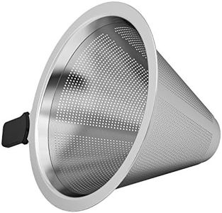 Coffee Gator Micro-mesh Stainless Steel Coffee Filter 27oz/800ml Pour Over Brewers - Fits Most Tea And Coffee Cups