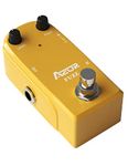 AZOR Vintage Fuzz Guitar Effect Pedal with True Bypass Mini Pedal Yellow AP-310