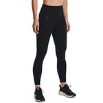 Under Armour Womens Motion Ankle Leggings, Black (001)/Jet Gray, X-Large