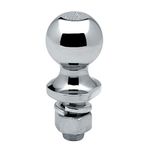 Reese 63849 Class III Chrome Hitch Ball - 2" Ball x 1" Shank Diameter x 3.25" Length