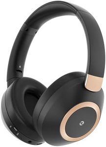 Active Noise Cancelling Headphones, 100H Playtime Headphones Bluetooth Wireless, Bluetooth Headphone Over Ear with Built-in Mic, Wireless Headphone for Travel, Home, Office, Call, Music, Meeting