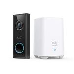 eufy Security, Video Doorbell S220 (Battery-Powered) Kit, Security Camera - 2K Resolution, 180-Day Battery Life, Encrypted Local Storage, No Monthly Fees, Built-in Storage, Motion Only Alert