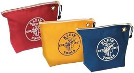 Klein Tools Assorted Canvas Zipper Bags, 3-Pack, 5539CPAK