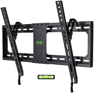USX MOUNT TV Wall Mount for Most 37-82 inch TVs, Tilting TV Mount Low Profile Wall Mount TV Bracket with Max VESA 600x400mm, Loading Capacity 132lbs, up to 24 inch Stud, XTL090