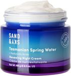 Sand & Sky Tasmanian Spring Water Renewing Night Cream - Nighttime Face Moisturiser for Deep Hydration, Moisture Retention, Skin Renewal | 3-type Hyaluronic Acid, Glycoproteins, and Antioxidants