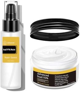 Snail Essence Duo - Snail Mucin Essence & Snail Mucin Cream, Hydrate and Improve Dark Spots & Antia ging Benefits, Korean Skincare