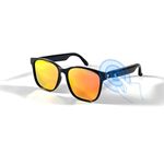 Wireless Bluetooth Glasses for Men Women Shades Sun Protection Polarised Smart Sunglasses with Open Ear Earbuds, Wireless Polarized Fishing Driving Hiking Sports Sunglasses with Bluetooth Speaker