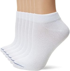 Dr. Scholl's Women's Diabetes and Circulatory Low Cut Socks Value Pack 6 Pair - White - Women's Shoe Size: 8-12