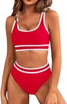 BMJL Women's High Waisted Bikini Se