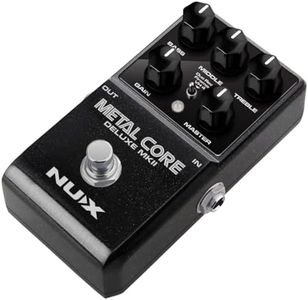 NUX Metal Core Deluxe MKII High Gain Preamp Pedal with 3 Distinctive High Gain Amp Models