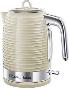 Russell Hobbs 24364 Inspire Electric Kettle, 1.7 Litre Cordless Hot Water Dispenser with 1 Cup 45 Second Fast Boil, Cream, 3000 W