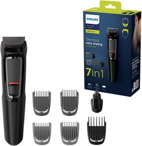 Philips Series 3000 7-in-1 Trimmer – Multi-Grooming Kit