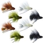 The Fly Fishing Place Mini Dungeon Assortment Articulated Streamers Trout Bass Fly Fishing Flies - Set of 8 Hook Size 6