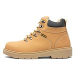 EarthWorks Safety Steel Mens Honey Boot - Size 11 UK - Gold