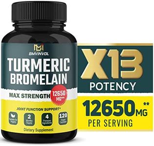 𝟏𝟐𝟔𝟓𝟎𝐦𝐠 Turmeric Curcumin Quercetin with Bromelain & Black Pepper - Immune Support & Joint Support Supplement - Organic Tumeric for Inflammation Balance - 𝟏𝟐𝟎 𝐂𝐚𝐩𝐬𝐮𝐥𝐞𝐬