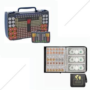 Aptbyte Battery Organizer Storage Holder Box Case and Coin Collection Supplies Pages for Collectors Bundle