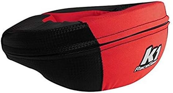 K1 Race Gear Neck Protector Brace (Carbon/Red, Adult) - 15-NEC-CAR-A