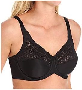 Lilyette Women's Microfiber Minimizer, Black, 38C