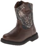 Northside Partner Cowboy Boot, Brown Camo, 7 M US Toddler