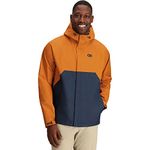 Outdoor Research Men’s Apollo Rain Jacket – Lightweight Waterproof Coat for Men, Jam/Navy Blue