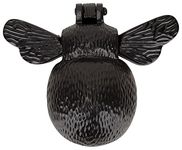 Front Door Knocker - Cast Iron Bumble Bee - Attractive Black Finish - UK Company