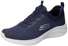 Skechers Mens Ultra Flex 3.0 - Harsik NVY Casual Sneaker Shoe - 6 UK (232338), Navy Blue