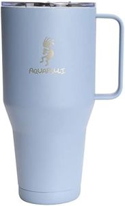 Aquapelli Vacuum Insulated Mug with Handle, 40 Ounces, Denim Blue