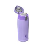 Super Sparrow Water Bottle Stainless Steel 18/10 - Ultralight Travel Mug - 350ml - Insulated Metal Water Bottle - BPA Free - Leakproof Drinks Bottle - Sports Water Bottle