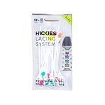 HICKIES Kids Tie-Free Laces - White Multicolor