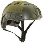 Tactical Helmet, Airsoft Army Military Style PJ Type Fast Helmet with NVG Mount Goggles for CQB Shooting Paintball