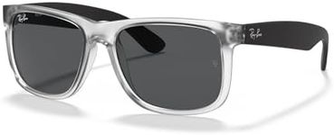 Ray-Ban RB4165 651287 51MM Transparent/Grey Square Sunglasses for Men for Women