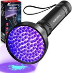 UV Light Blacklight Flashlight, 100