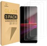 Mr.Shield [3-Pack] Designed For Sony Xperia 1 III [Tempered Glass] [Japan Glass with 9H Hardness] Screen Protector with Lifetime Replacement