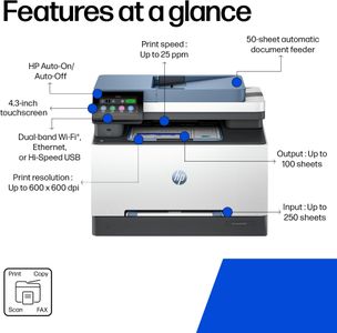 HP LaserJet Pro MFP 3302fdw Wireless All-in-One Laser Printer