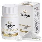 Fenbendazole 25g Powder, Purity >99%, by Fenben Lab, 222mg Measuring Spoon and Certificate of Analysis (Quality Protocol) Included, 0.9oz