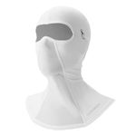 ROCKBROS Summer Balaclava Face Mask UV Protector Cooling Neck Gaiter Breathable Scarf Motorcycle Cycling for Men Women (White)