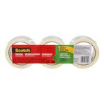 Scotch Packaging Tape, Tough Grip Packing Tape for Moving, Shipping, and Storage, 1.88 in x 54.6 yd (48 mm x 50 m), 3-Pack