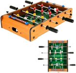 Crystals Table Football - Table Top Football Game - Wooden Foosball Table Top For Kids and Adults - Xmas Gift