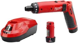 EMBER & VALOR 2101-22 Fits for Milwaukee M4 1/4 Hex Screwdriver Kit W/2 Bat. power screwdriver cordless milwaukee. electric screwdriver milwaukee.