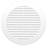 H&C VENT White 150 mm / 5.9” Ventilation Grille │ Plastic Vent Cover with Insect Protection │ Extractor Air Vents Covers for Inside Outside│ Duct Pipe Grilles for External Internal Wall Door Window