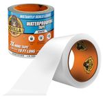 Gorilla 101895 Waterproof Patch & Seal Tape, 1-Pack, White, 10 Feet, 10.67 Cm