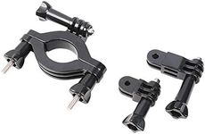 SLFC Roll Bar Mount Compatible with GoPro® Cameras + 3-Way Pivot Arm, Compatible for All GoPro Models, Such as GoPro Hero 9, 8,7,5 Session, GoPro Max