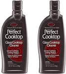 HOPE'S Perfect Cooktop Glass and Ceramic Cooktop and Stove Top Cleaner, Fast Acting and Removes Burnt on Stains from Glass Ceramic Smooth Top Ranges with its No Rinse Formula, 10.6 Fl Oz, Pack of 2